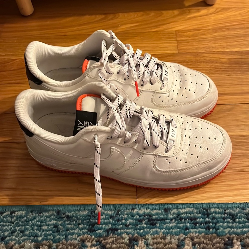 Orange bottom Nike AirForce One